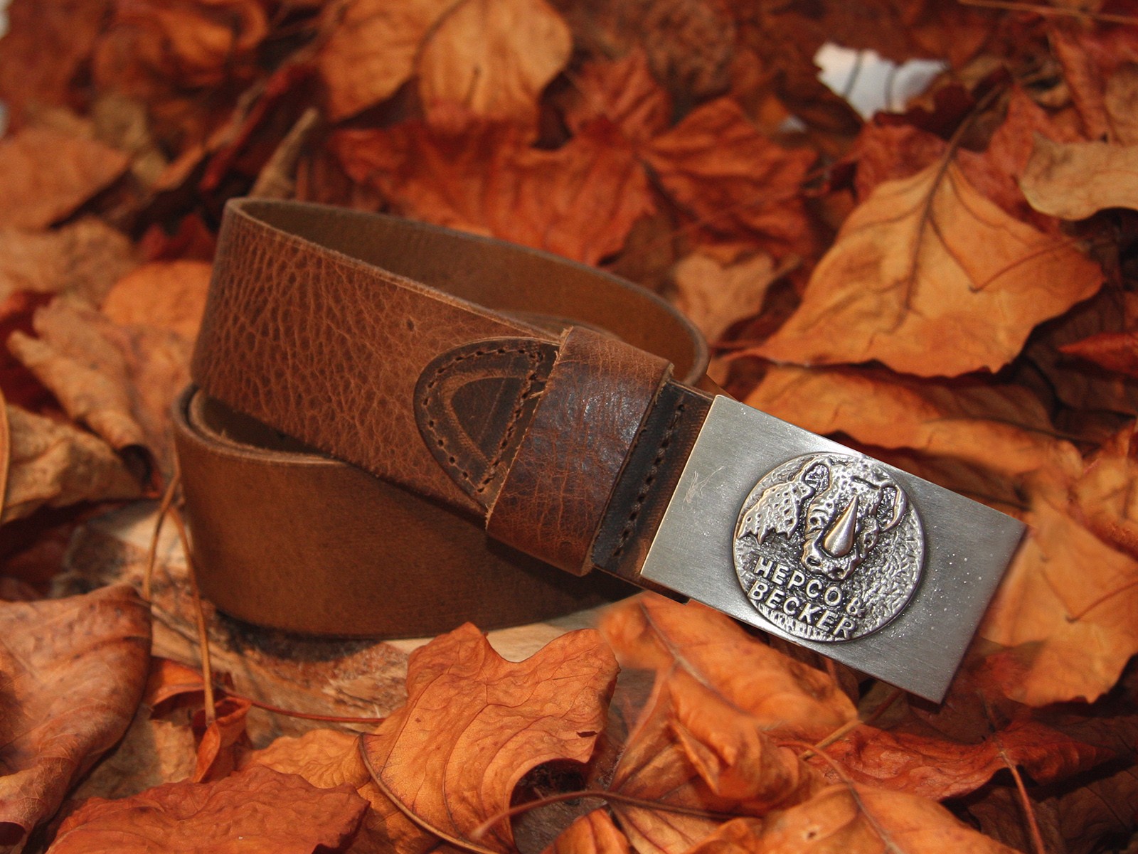 Hepco&Becker Legacy Ceinture en cuir - marron