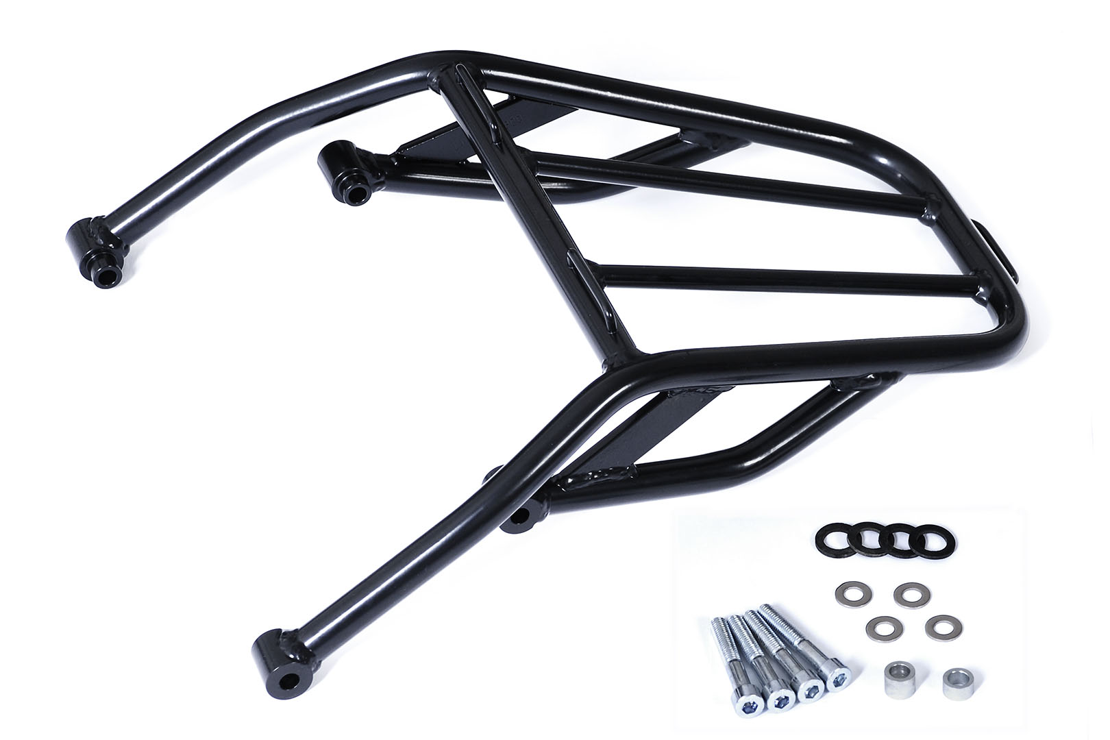 Soporte de equipaje de tubo de acero negro SW-Motech para Yamaha XT 600 (90-03)